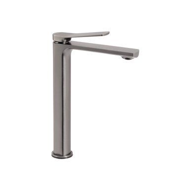Змішувач для раковини Qtap Slavonice високий QTSLA269GMB45925 Gunmetal Black PVD QTSLA269GMB45925 фото