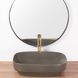 умивальник Rea Gizel 38,5x50,5 d.grey matt (REA-U9612) REA-U9612 фото 2